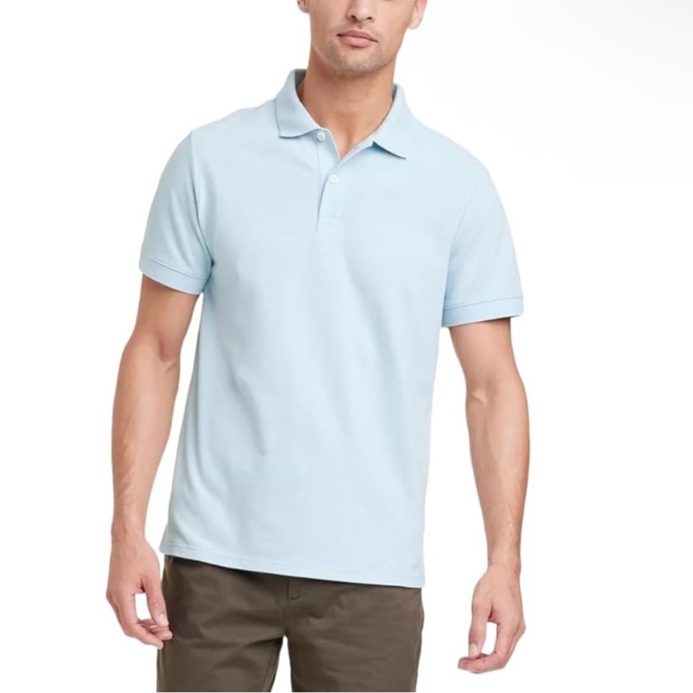 Men's Every Wear Polo Shirt - Goodfellow & Co™ - Light Blue